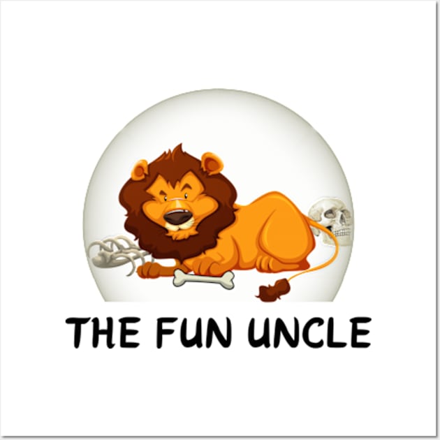 The Fun Uncle Shirt Wall Art by Surrealart